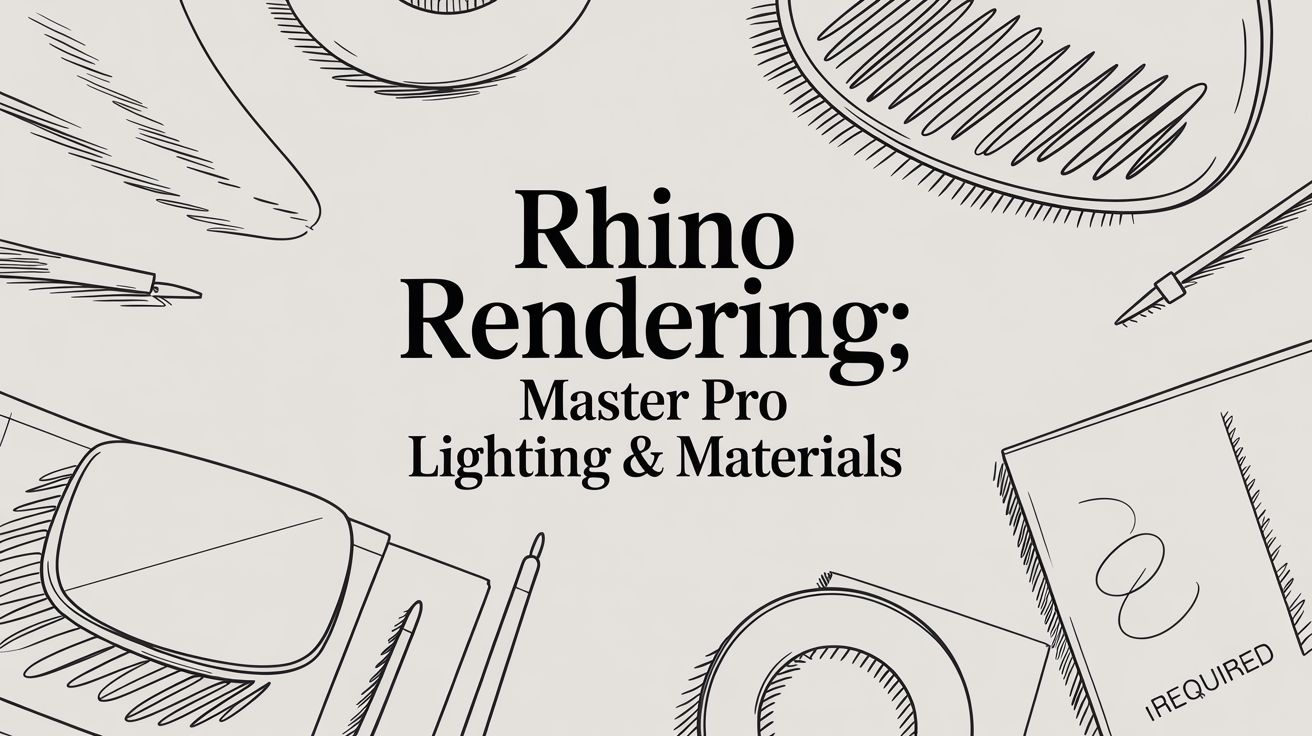 Rhino Rendering: Master Pro Lighting & Materials