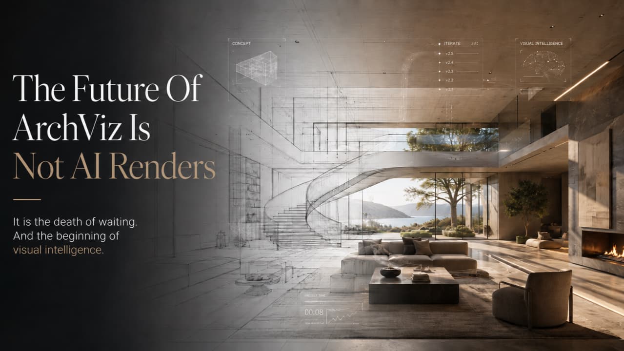 Architectural Visualization Is Not Just AI Renders