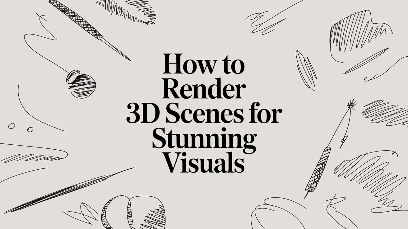 How to Render 3D Scenes for Stunning Visuals