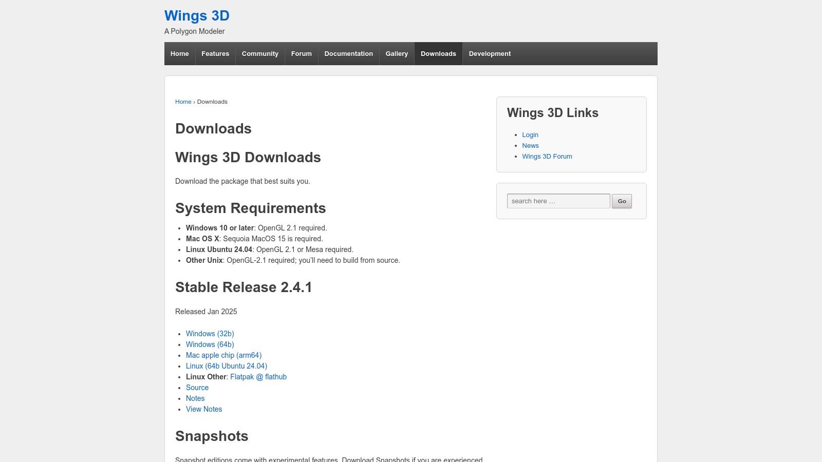 Wings 3D (official)