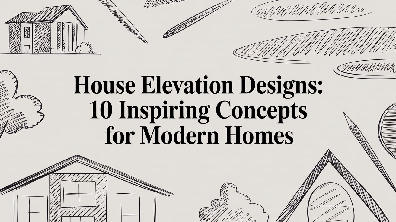 House Elevation Designs: 10 Inspiring Concepts for Modern Homes